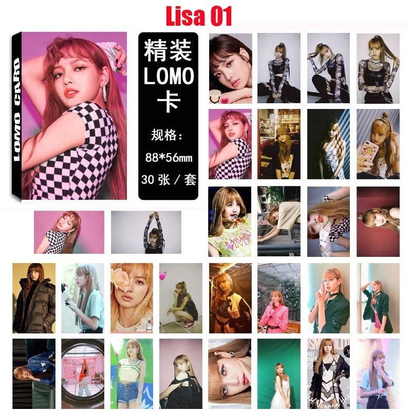 BEREIT AUF LAGER// 30 Stück/Box BLACKPINK Kpop Lomo-Kartenalbum "SQUARE UP" "Kill This Love" Jennie Jisoo