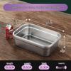 304 Stainless Steel Rectangular Food Storage Container