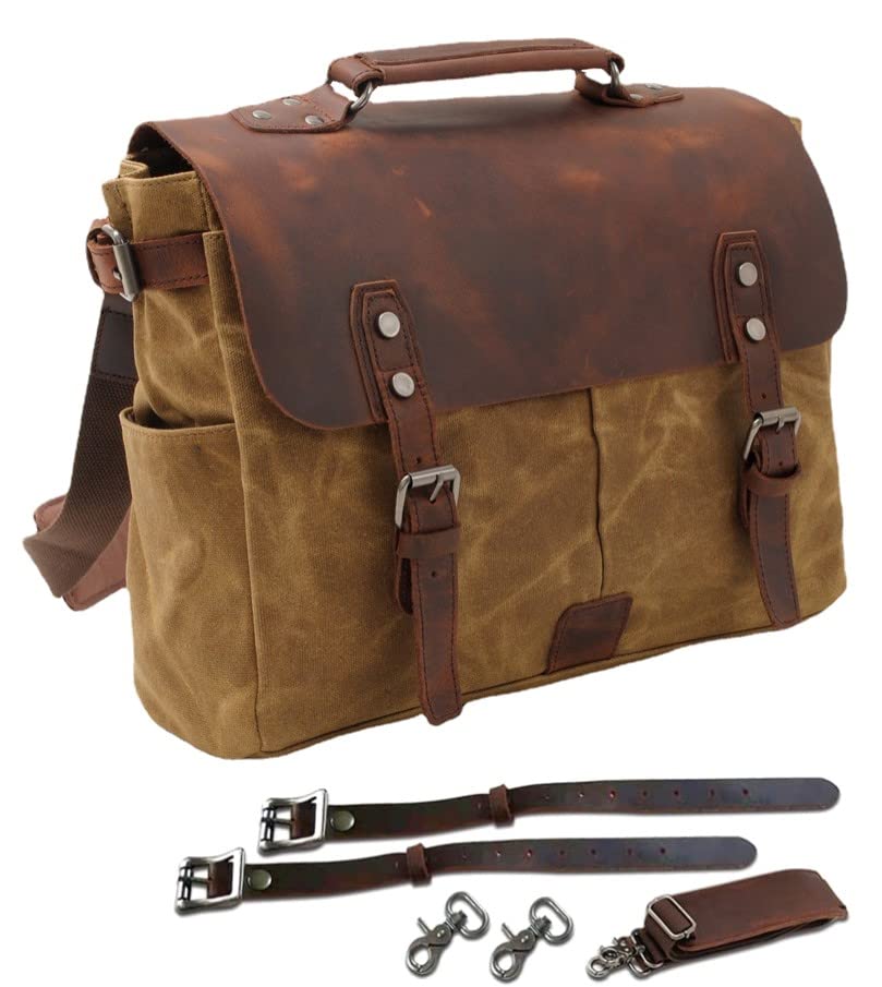 

Motorcycle Side Large Side Bag [CFT TIME] Bag, Retro, Capacity, Belt, Shoulder, Pouch, Motorcycle, Leather, (1, Brown)