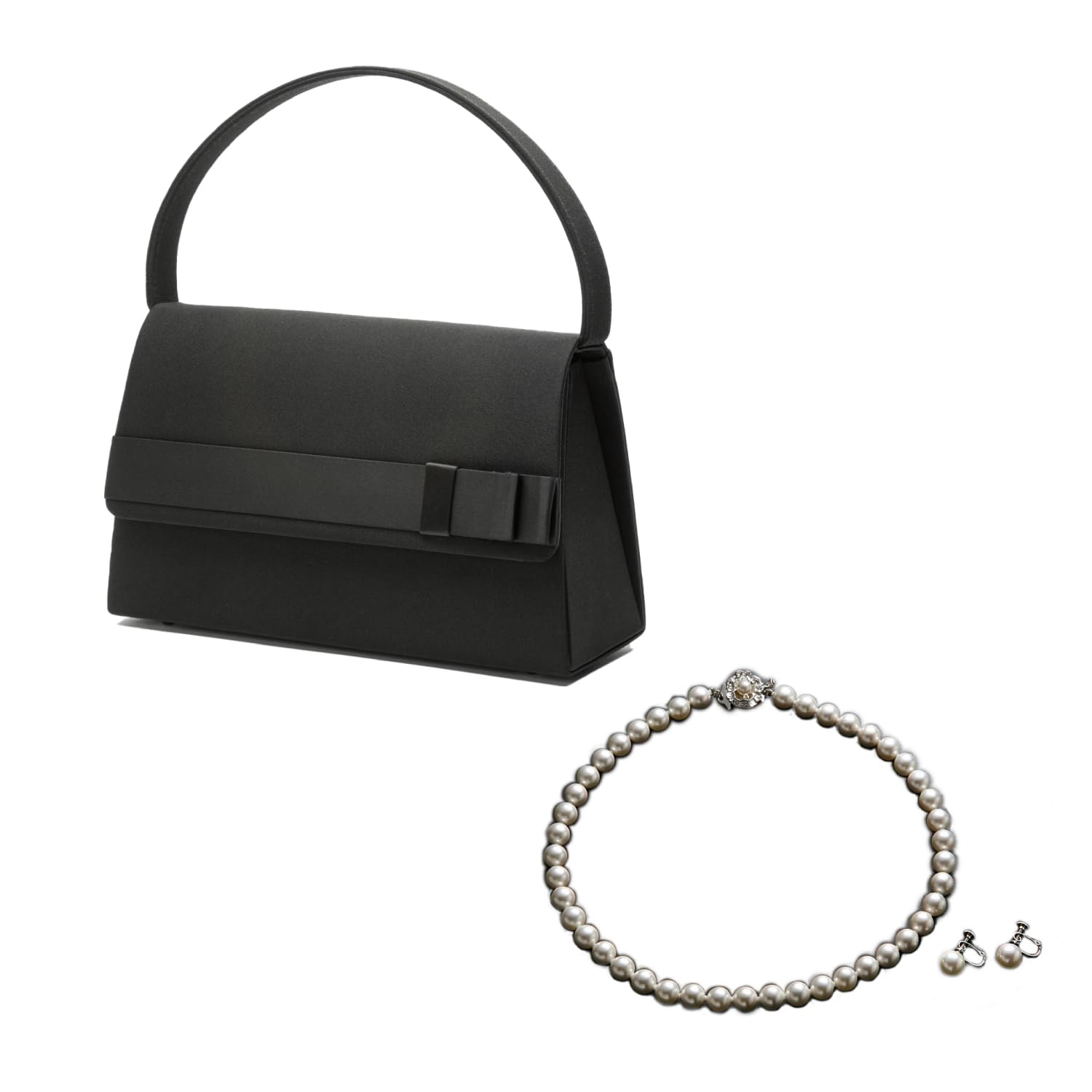 

Formal bag earrings [Margaret Gold] set, necklace, [3-piece set] 2E/M