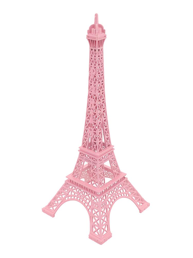 Creative Pink Eiffel Tower Model Creative Pink Eiffel Tower Model Decor Statue Eiffel Tower Office Metal Ornaments