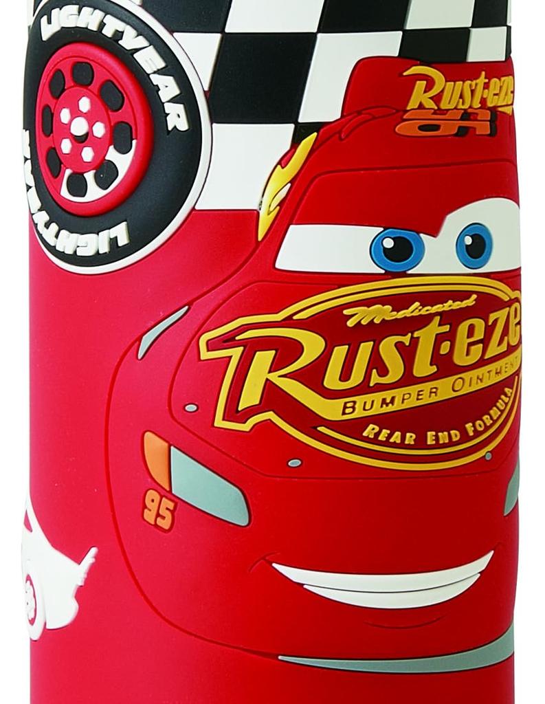 Skater Edelstahl Wasser Direkt Disney Cars 3D Sport Kinderflasche, Trinkflasche, 480ml, Design, Jungen, Druck, Leicht, Kinderfreundlich, Isoliert,