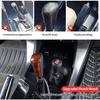 Center Gearbox Shift Knob Head Suitable for 2003-2009 Lexus GX470 | Leather + Peach Wood Grain Shift Lever Interior Upgrade Modification Accessories