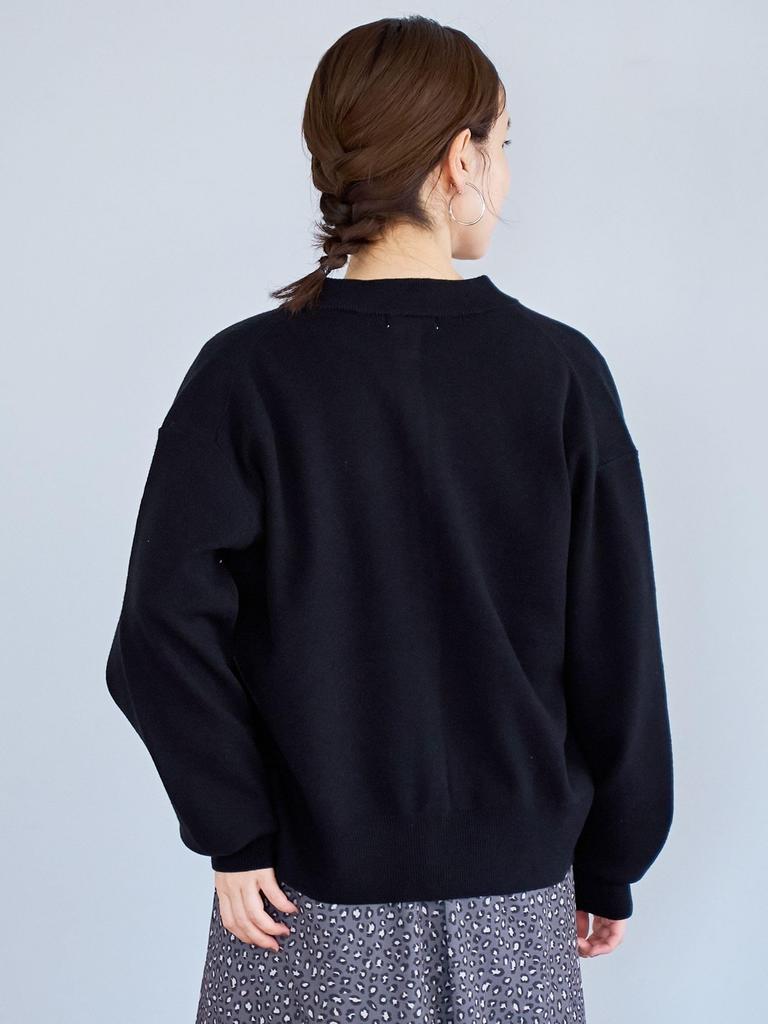 Cohen Mochi Mochi Mock Neck Knit Cardigan 76376000003 1150 LT.GRAY(11) M