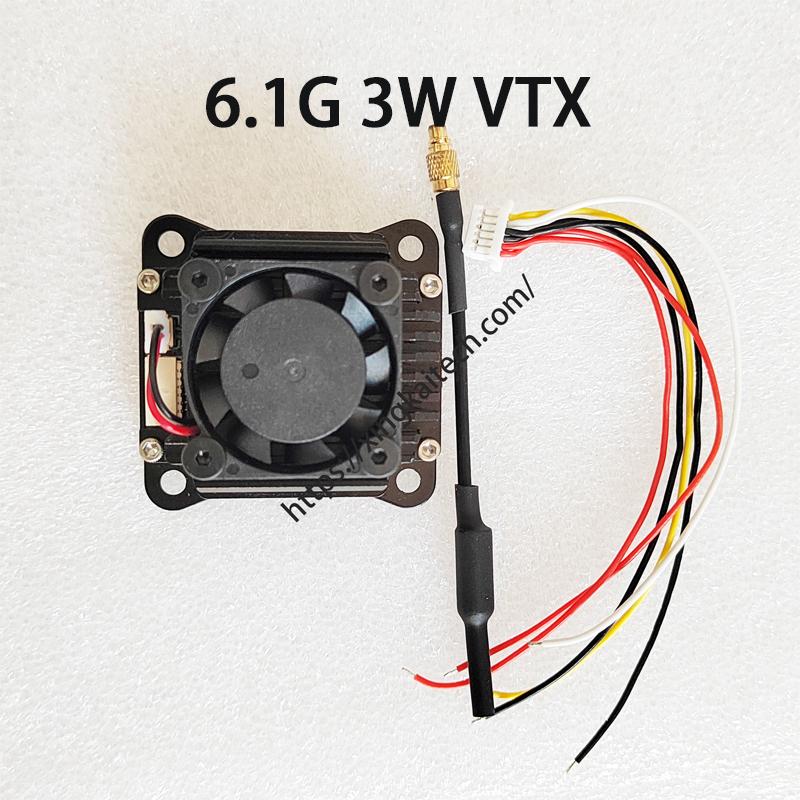 

Fpv 6.1g 3W Vtx Пристрій передачі зображення дрона з керуванням кнопками/Tbs для швидкого перемикання каналів і живлення червоний/чорний
