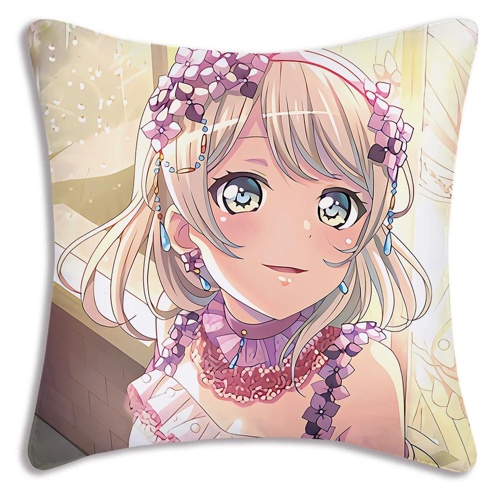 Pillow B-BangS Anime D-DreamS Covers Cartoon Sofa Decorative Home Double-sided Printing Short Plush Cute Cushion Cover