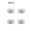 4 ruedas para muebles de acero inoxidable, autoadhesivas, giratorias de 360 grados, universales