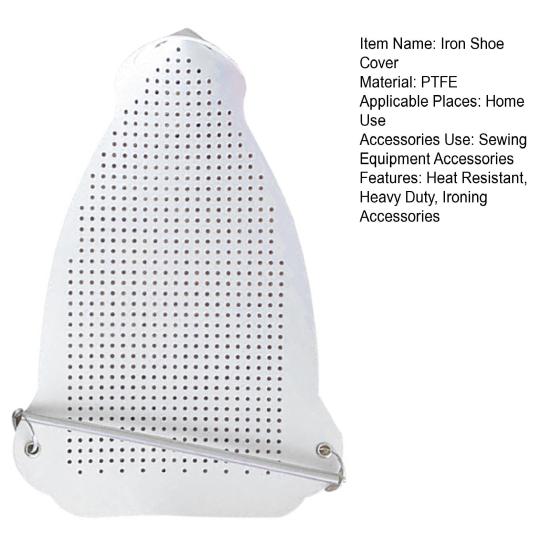 Iron Shoe Cover Heat Resistant Heavy Duty Electric Iron Plate Clothes Protector Non-Stick Ironing Shoe Sole Plate Ironing Accessories