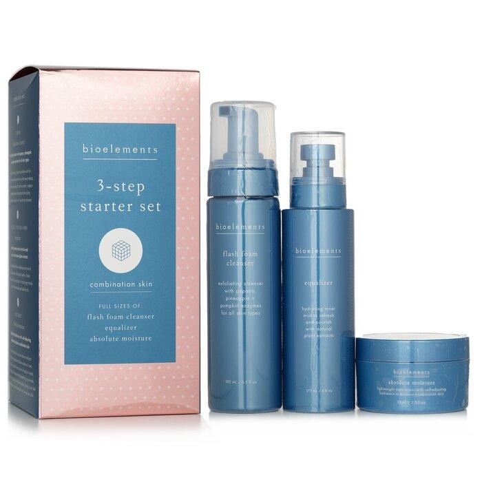 Bioelements 3-Stappen Starter Set Voor Gecombineerde Huid 3pcs gray