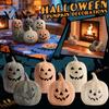 Ghostly Themed Events Decor Pumpkin Halloween Decoration Hand-Carved Classic Jack Lantern Chilling Effects Fall Farmhouse Table Porch Indoor Ornament