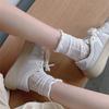 1 Pair Non-slip Cotton Socks Lightweight Breathable Lace Socks Short Socks  for Spring Summer