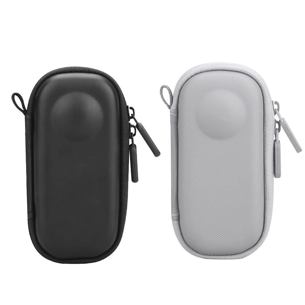 Storage Bag Anti-scrach Hard Shell Protective Case PU Mini Hard Shell Storage Bag for Insta 360 X3 One X2 Action Camera