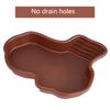Turtle Pool Large Reptile Turtle Bathing Tub Feeding Bowl Lizards Habitat With Ramp Tortoise Feeder Bowl For Small Geckos Turtle