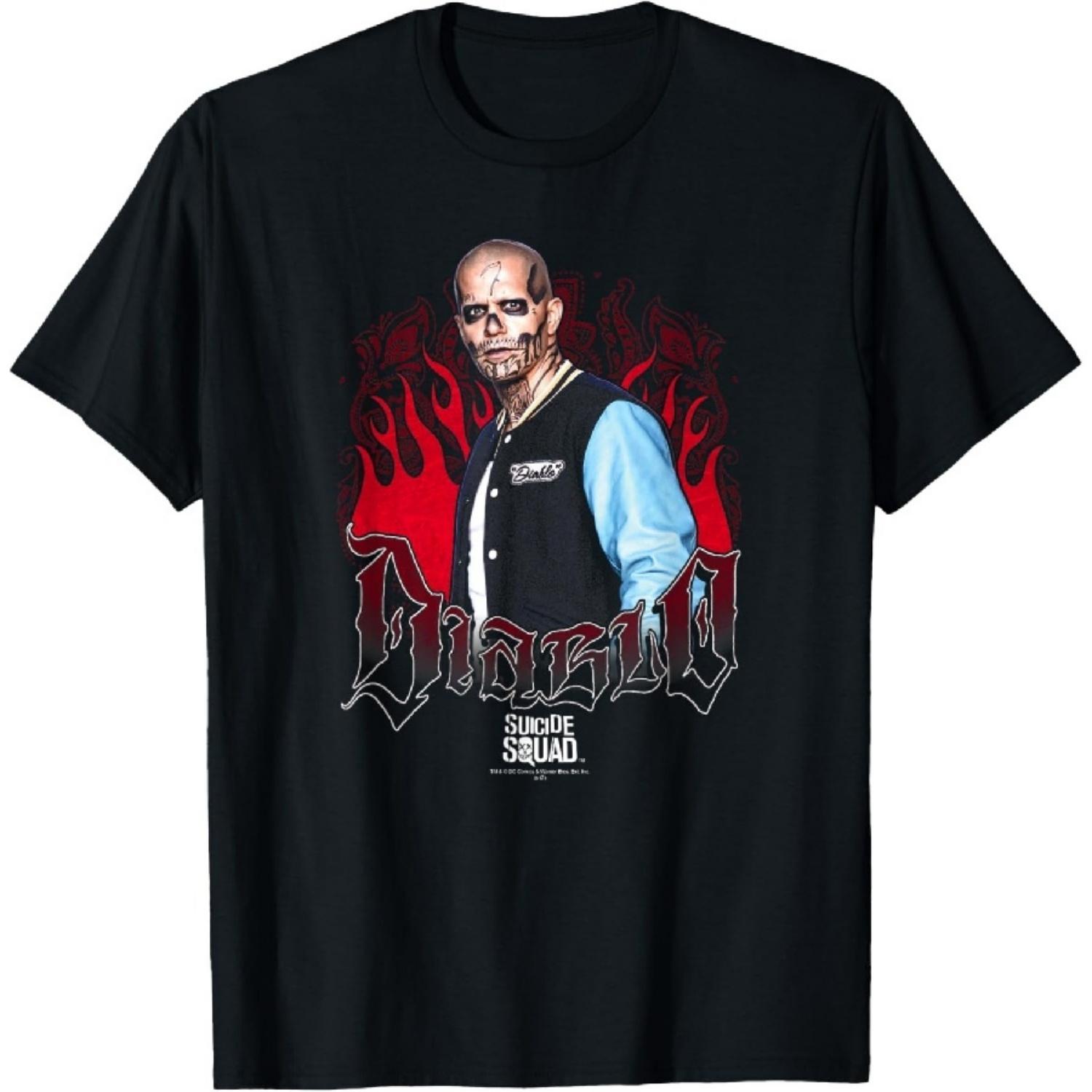 

Suicide Squad Diablo Flames T-Shirt XXXXXL чорний