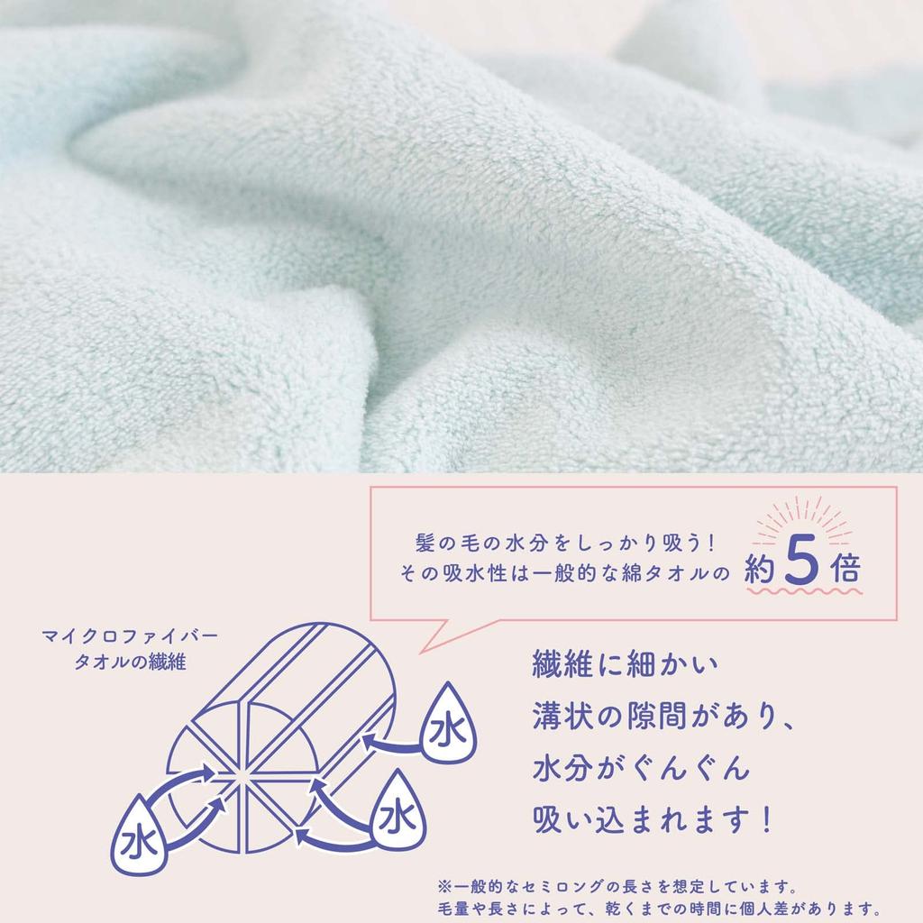 honda towel Face Towel Hair Dry Microfiber Quick Drying High Absorbency 5x Soft Gentle Blue 40x100cm