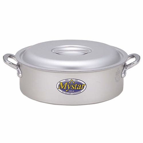 HOKUA Meister Aluminum Saucepan, 42cm, ASTC142