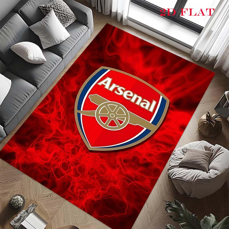 Arsenal logo Carpet Rug for Living Room Bedroom Home Sofa Decoration,Kids play Nonslip Floor Mat