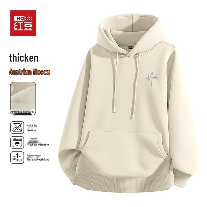 Hodo Men s Anti-Pilling Heavyweight Fleece Lined Hooded Sweatshirt XL