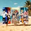 F-fairy T-tail 100  cute Towel Large Y-yEARS Quick-Drying Microfiber soft Beach Towel for Travel Fitness Sauna Bathing Camping