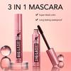 Luxe Lash 4D Mascara, Waterdichte Zwarte Mascara, Volumegevend & Verlengend, Perfect voor Dramatische Looks & Gevoelige Ogen