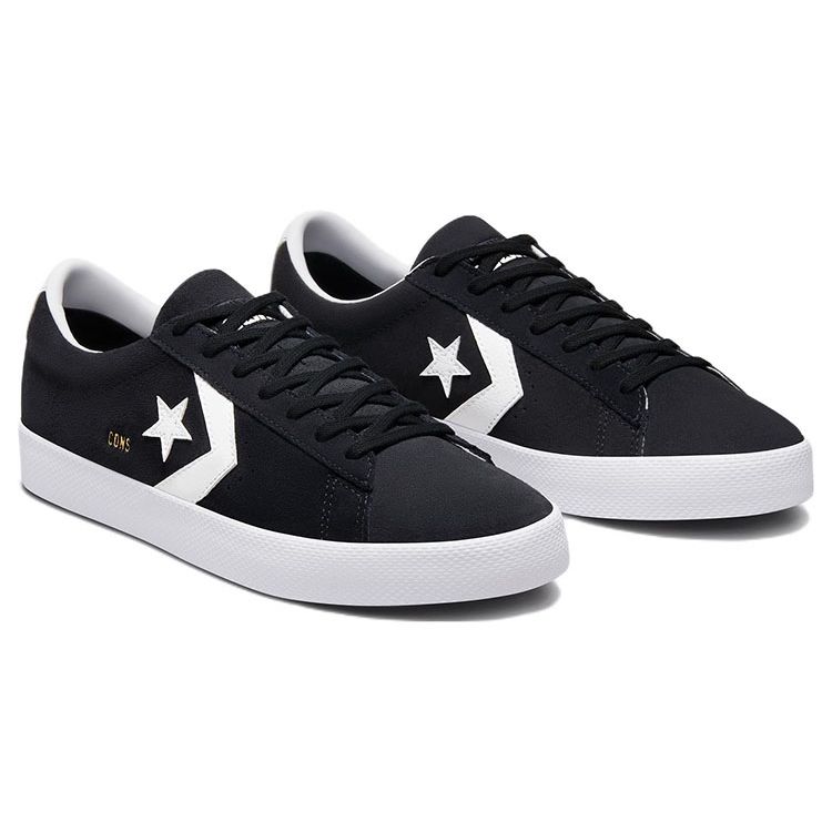 Converse Pro Leather Vulc Pro Semišové Černé Bílé Unisex Tenisky A00368C