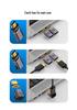 8K60Hz HDMI 2.1 Magnetic Male to Female Adapter with Bi-Directional Transmission for HDTV