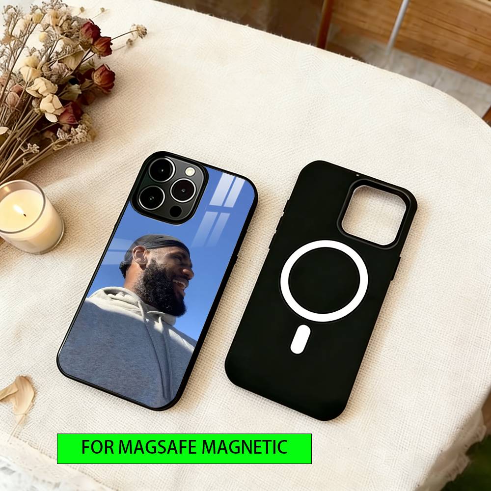 King James Phone Case For iPhone17,16,15,14,13,12,11 Plus,Pro Magnetic For Magsafe Wireless Charging