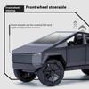 1/24 Tesla Cybertruck Pickup Alloy Car Model Diecasts Metal Toy Off-road Vehicles Car Model Simulation Sound and Light Kids Toys Gift
