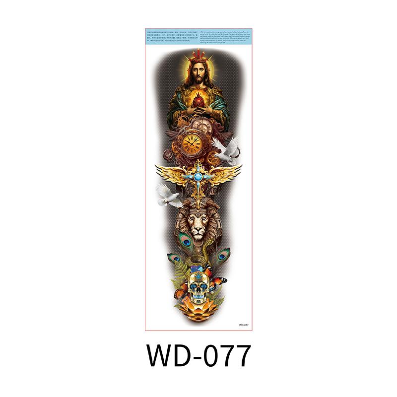 Festival Water Transfer White Paper Tattoo Sleeves | Custom Full Arm Designs | Waterproof & Realistic Fashionable
