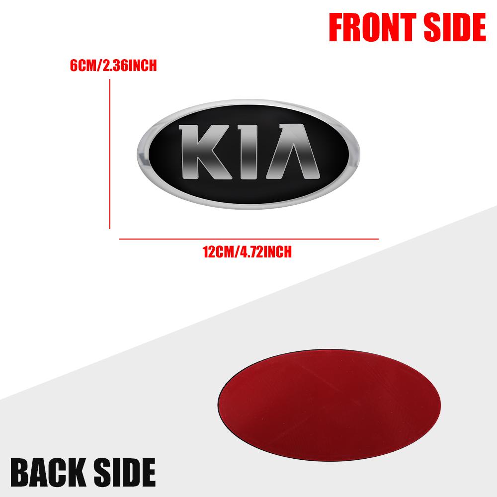 1pcs 3D Car Emblem Center Badge Sticker Decal Styling Accessories For KIA Rio Ceed Sportage Cerato Soul Sorento K2 K5 Picanto