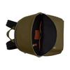 COACH Taylor 30 zipper closure cowhide patchwork backpack large size men's dark green