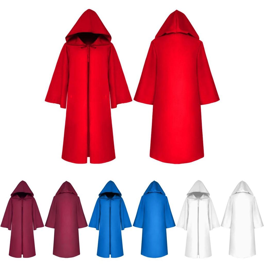 Hochwertiger Star Wars Jedi Krieger Kapuzenumhang Cape Robe für Cosplay-Veranstaltungen