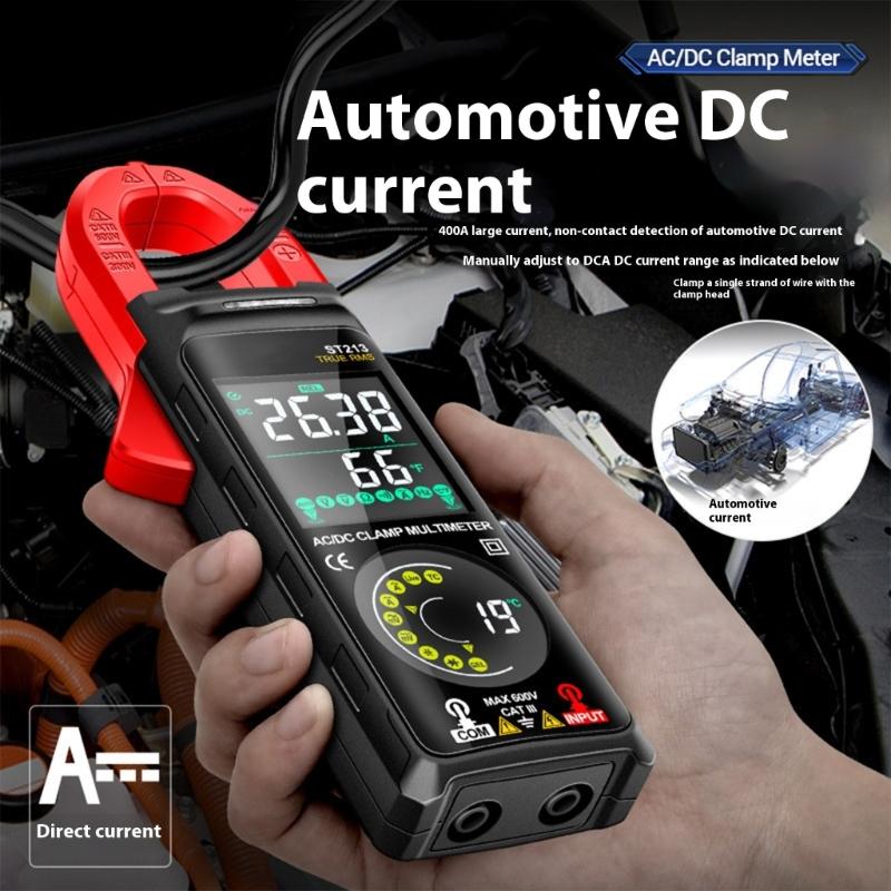 Professional Digital Clamp Meter 6000Counts Double Display Voltages Tester NonContact Voltages Sensors Builts In Flashlights