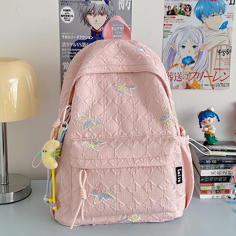 Japanese Niche Casual Schoolbags with High Appearance and Large Capacity Versatile Commuting Backpacks for Junior High School Students