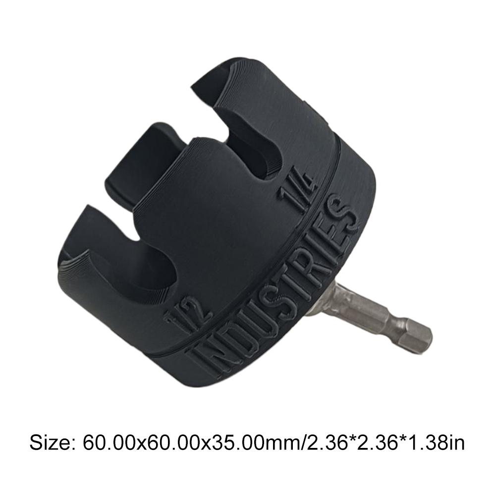 Slotted Wing Nut Spinning Drive Kit Multifunction Hex Shank Nut Driver Extractor Portable Bolt Extractor Tool Strut Systems