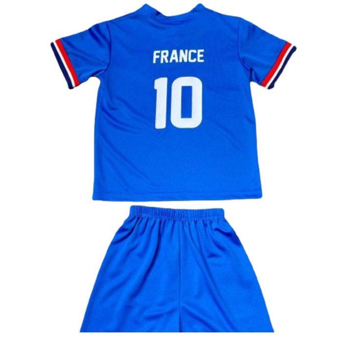 Ensemble de football maillot et short France enfant - - Bleu