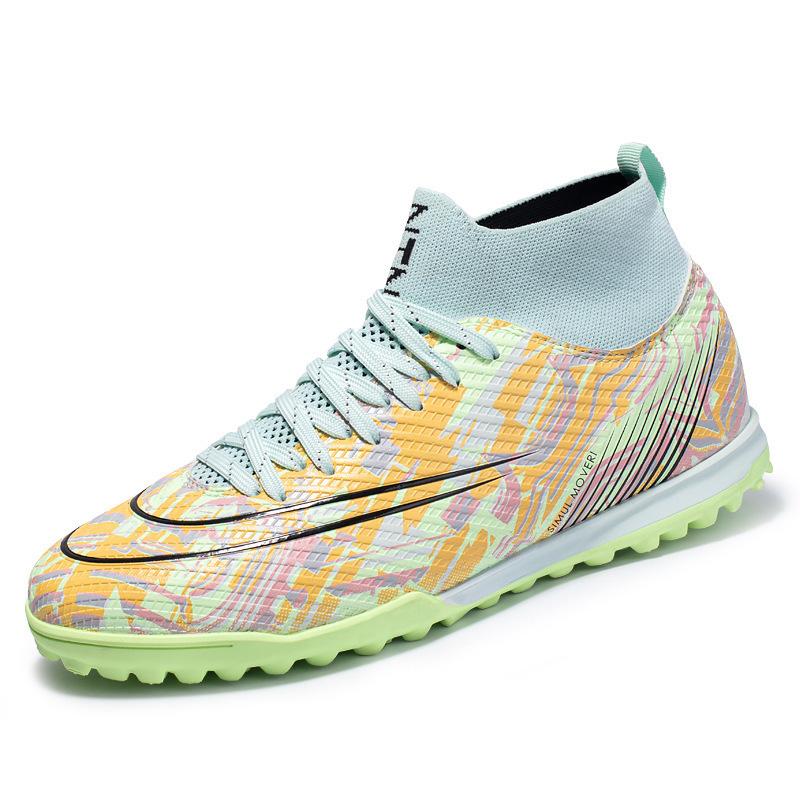 

2025761G new high-top men s football shoes broken nails men s sports shoes student training long nails competition shoes 30