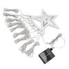 Christmas Tree Waterfall Lights Solar 350LED 8 Modes Waterproof Waterfall String Lights With Remote
