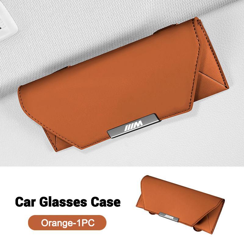 Multifunction Car Visor Sunglasses Clip Ticket Card Holder For BMW M1 M2 M3 X3M X4M X5M X6M X1 X7 E30 E90 E84 E83 F25 Accessory