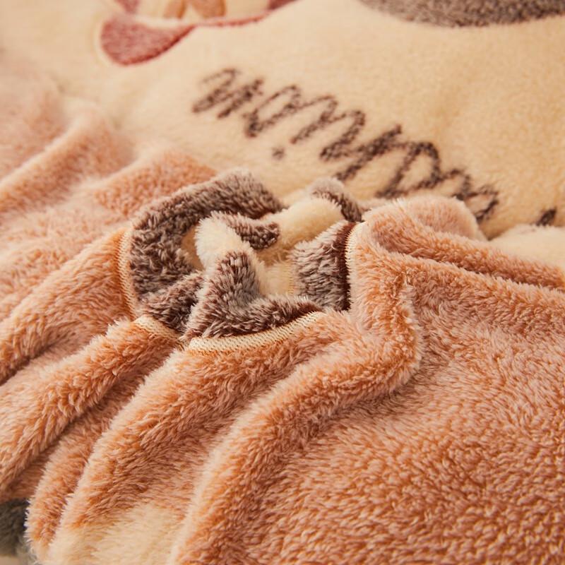 Yuanzhiwei Double-Sided Milk Velvet Warm Quilt