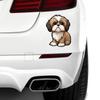 DS54#11.5x15cm  Cute Dog Vinyl Car Sticker Animal Decorative Car Sticker