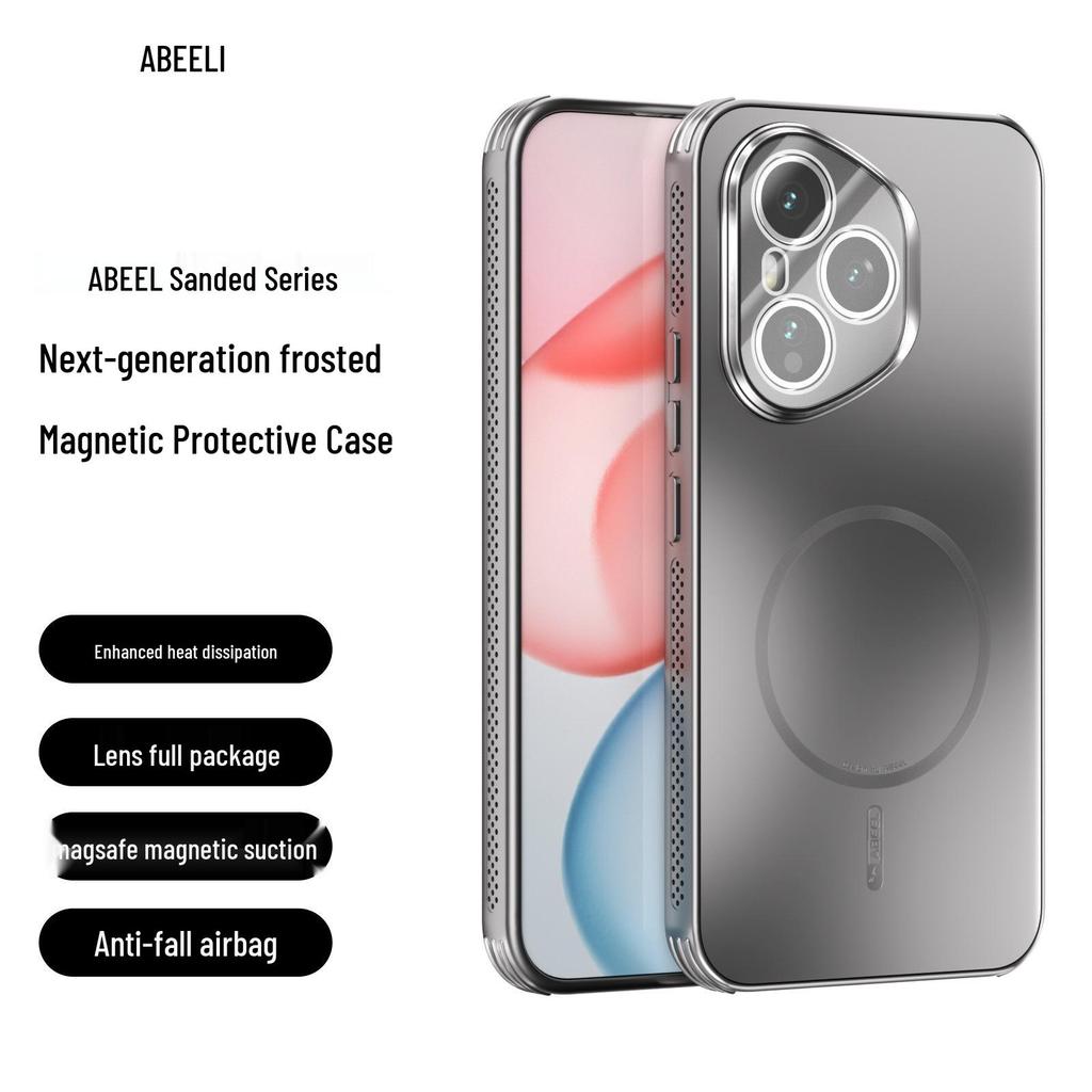 Langlebige magnetische mattierte Hülle für HONOR 400/300 Pro - Sturzschutz, Rundumschutz