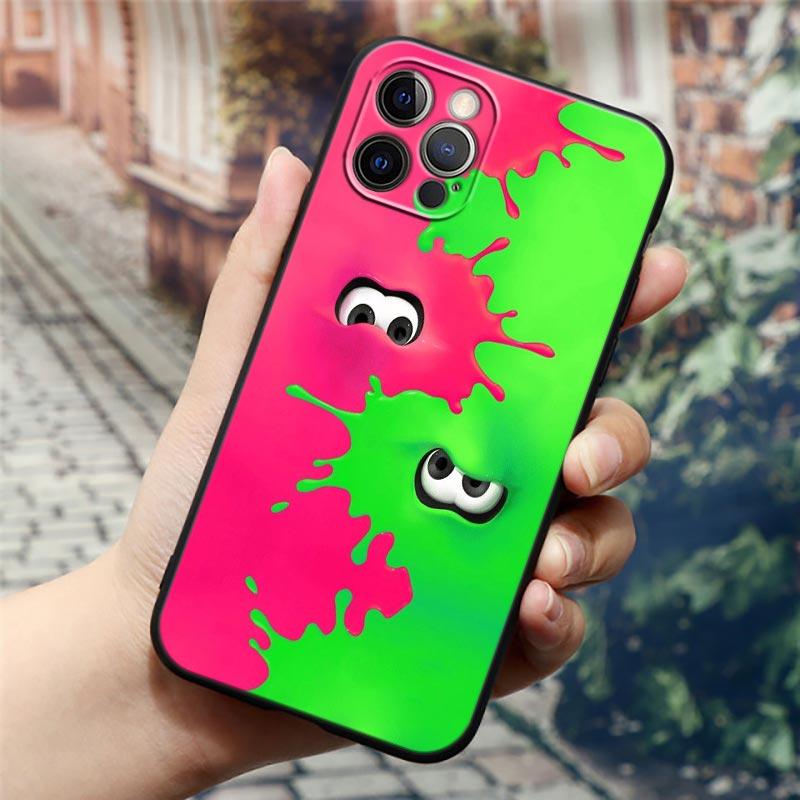 Lustige Niedliche Gesicht Farbe Comics Handyhülle Für Apple iPhone 14 13 12 11 Pro Max 8 7 SE 2020 2022 XR XS Mini Plus Hülle Funda Coque