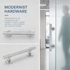 Heavy Cabinet Door Handle Silver Furniture Handle Solid Drawer Handle  Bathroom