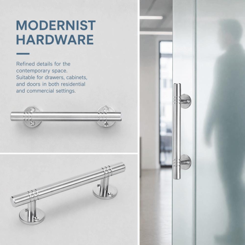 Heavy Cabinet Door Handle Silver Furniture Handle Solid Drawer Handle Bathroom