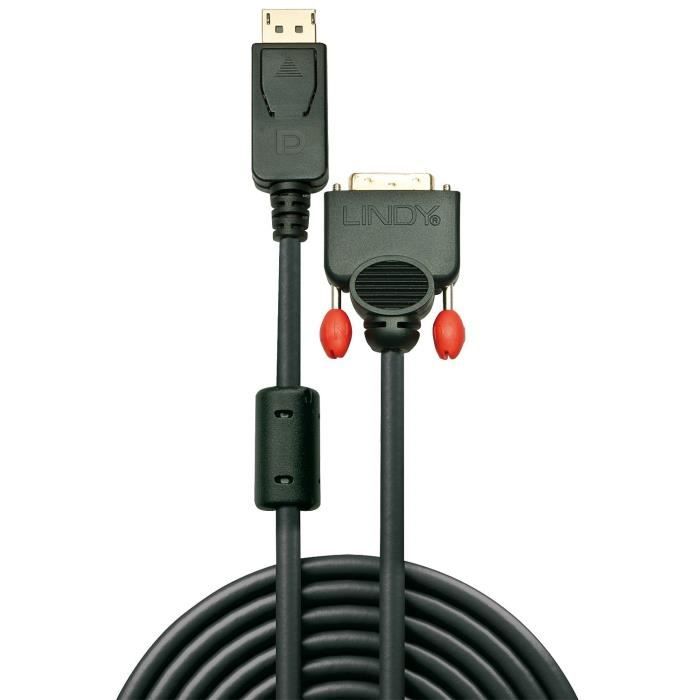 LINDY Câble Adaptateur DisplayPort Vers DVI - 0,5m