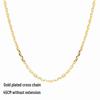 Heart-Shaped Gold Pendant Rainbow Necklace with Imitation Tourmaline - Valentine's Day Gift