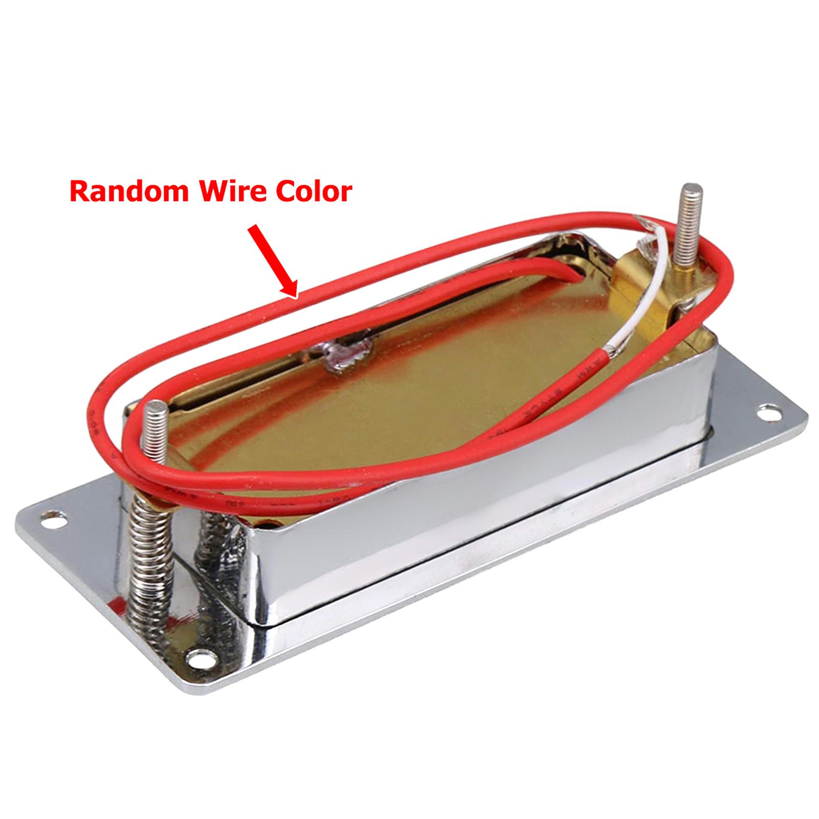 

Набор мини-хамбакеров, совместимый с электрогитарой LP, для грифа и бриджа, с двойной катушкой, хромированный