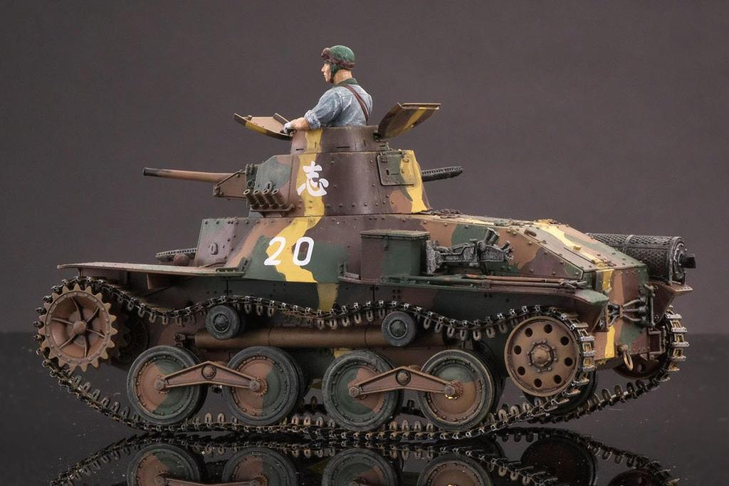 MONO/Dragon 1/35 Scale Tanks of the World WWII Japanese Army Type 95 Ha-Go Early Model Plastic Model Kit MD009 (Tank)