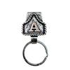 Western Cowboy Letter Keychain, Vintage Handmade Letter  Initial Keychain Clip, Personality Metal Key Chain For Belt